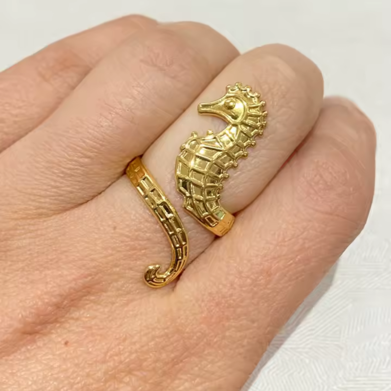 ANILLO CABALLITO DORADO - Nicté Jewelry